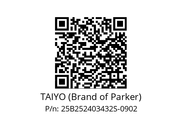   TAIYO (Brand of Parker) 25B252403432S-0902