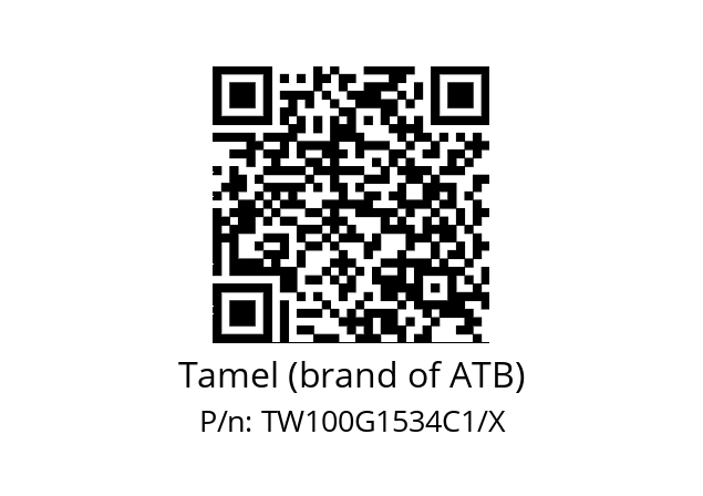   Tamel (brand of ATB) TW100G1534C1/X