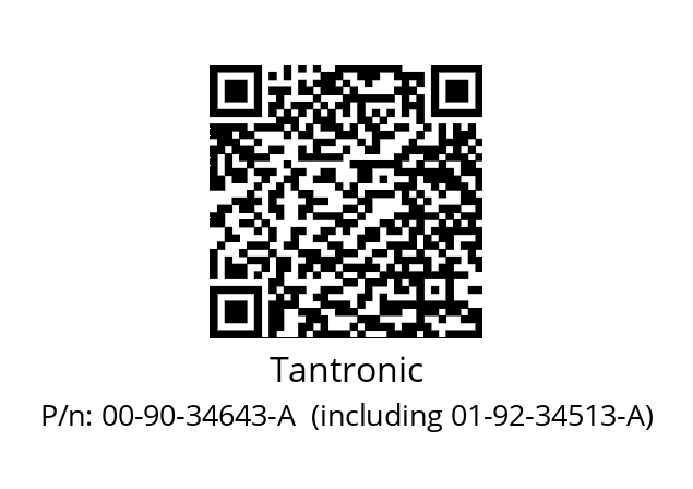   Tantronic 00-90-34643-A  (including 01-92-34513-A)