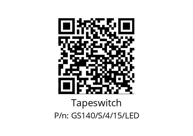   Tapeswitch GS140/S/4/15/LED