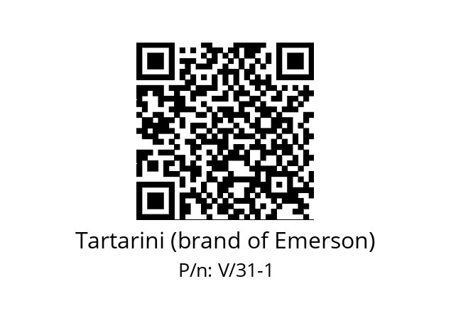   Tartarini (brand of Emerson) V/31-1