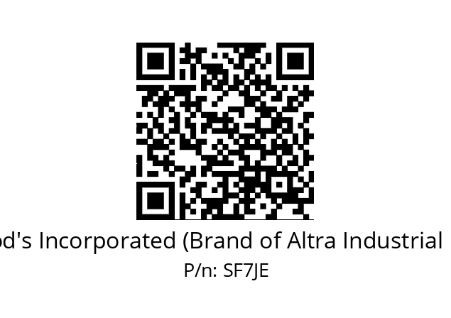   TB Wood's Incorporated (Brand of Altra Industrial Motion) SF7JE