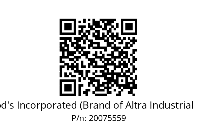   TB Wood's Incorporated (Brand of Altra Industrial Motion) 20075559