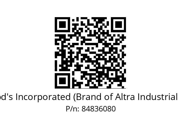   TB Wood's Incorporated (Brand of Altra Industrial Motion) 84836080