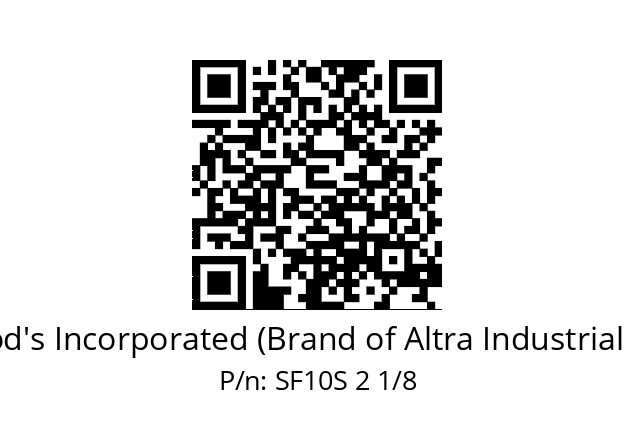   TB Wood's Incorporated (Brand of Altra Industrial Motion) SF10S 2 1/8