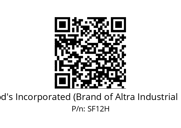   TB Wood's Incorporated (Brand of Altra Industrial Motion) SF12H