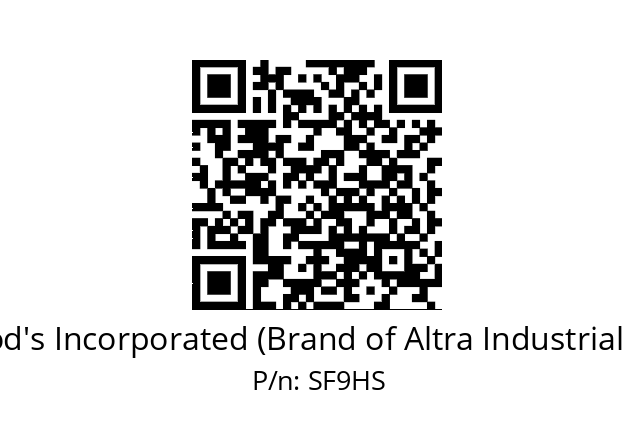   TB Wood's Incorporated (Brand of Altra Industrial Motion) SF9HS