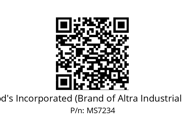   TB Wood's Incorporated (Brand of Altra Industrial Motion) MS7234