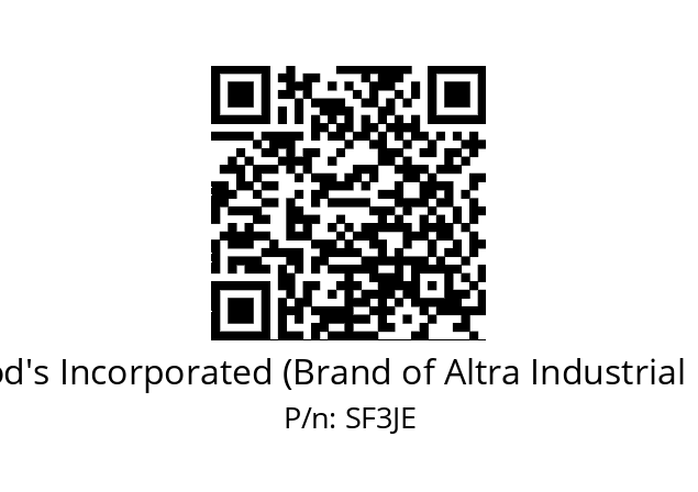   TB Wood's Incorporated (Brand of Altra Industrial Motion) SF3JE