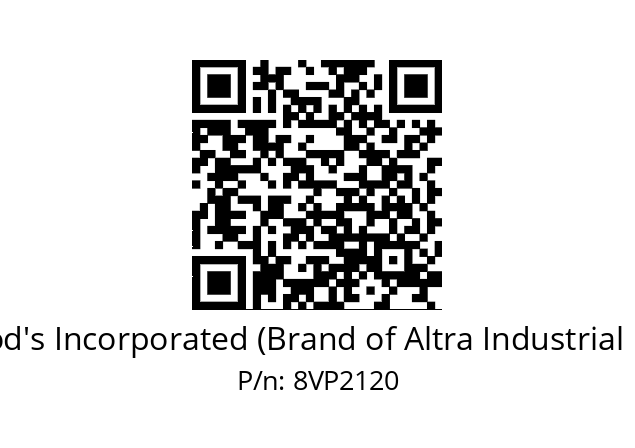   TB Wood's Incorporated (Brand of Altra Industrial Motion) 8VP2120