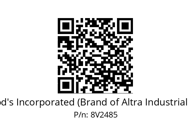   TB Wood's Incorporated (Brand of Altra Industrial Motion) 8V2485