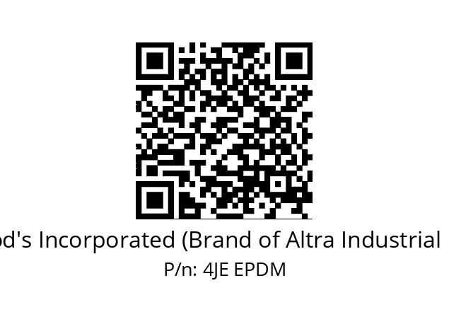   TB Wood's Incorporated (Brand of Altra Industrial Motion) 4JE EPDM