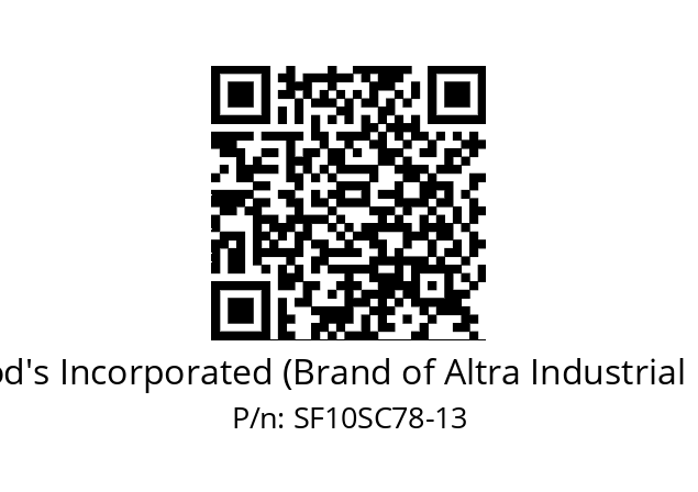   TB Wood's Incorporated (Brand of Altra Industrial Motion) SF10SC78-13