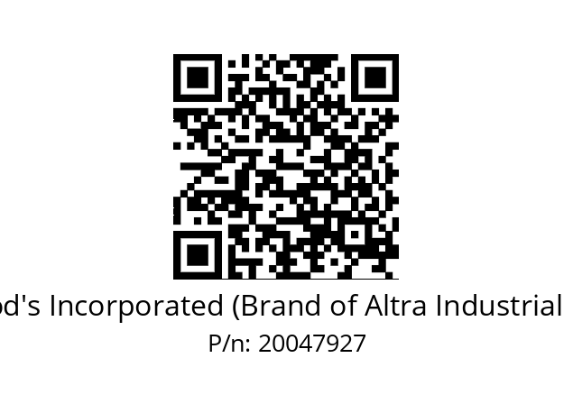   TB Wood's Incorporated (Brand of Altra Industrial Motion) 20047927