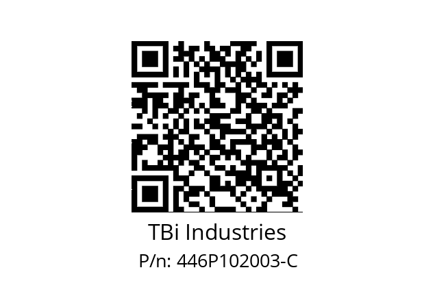   TBi Industries 446P102003-C