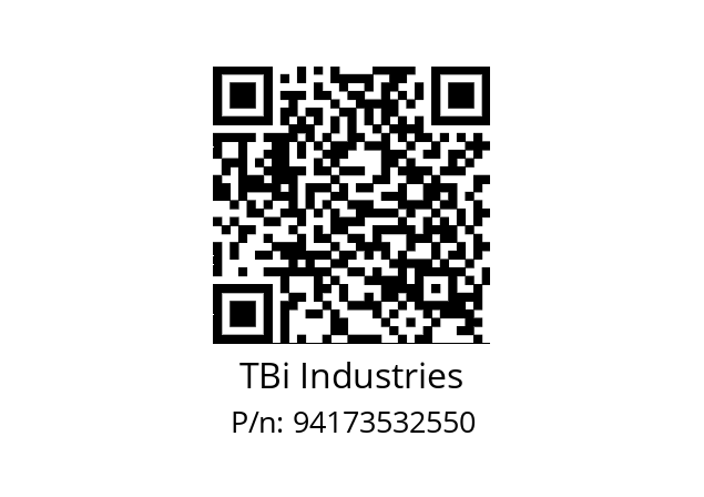   TBi Industries 94173532550