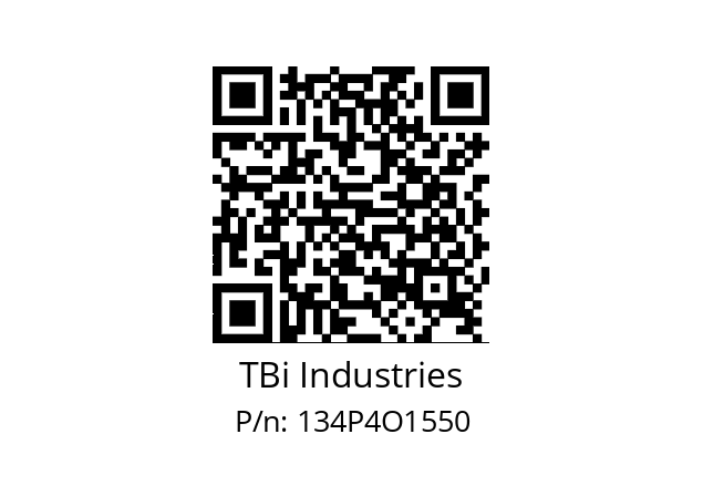   TBi Industries 134P4O1550