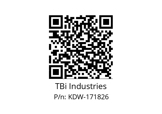   TBi Industries KDW-171826