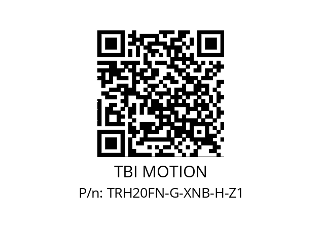   TBI MOTION TRH20FN-G-XNB-H-Z1