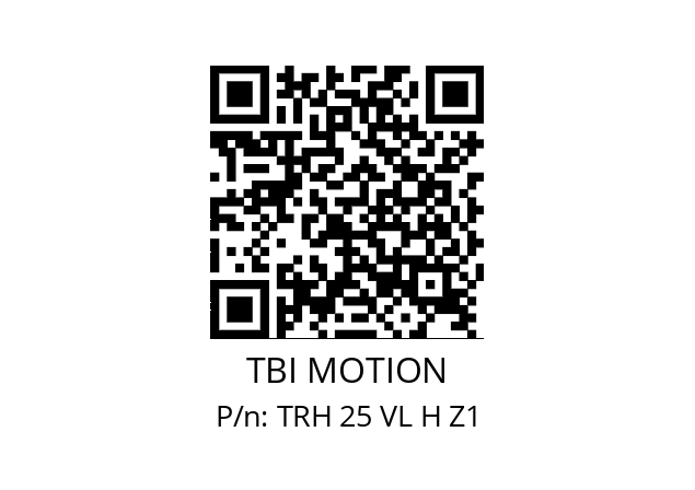   TBI MOTION TRH 25 VL H Z1