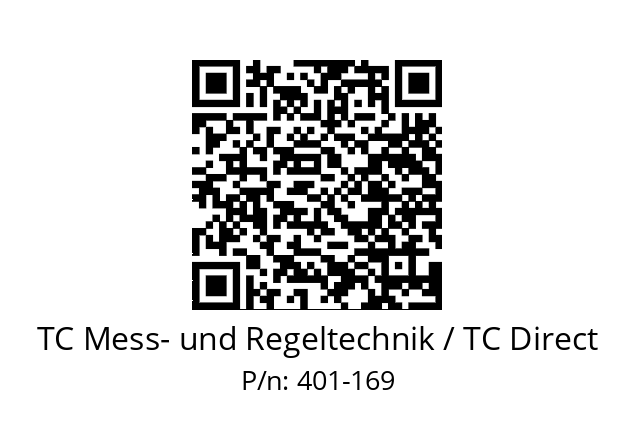   TC Mess- und Regeltechnik / TC Direct 401-169