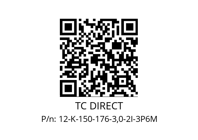   TC DIRECT 12-K-150-176-3,0-2I-3P6M