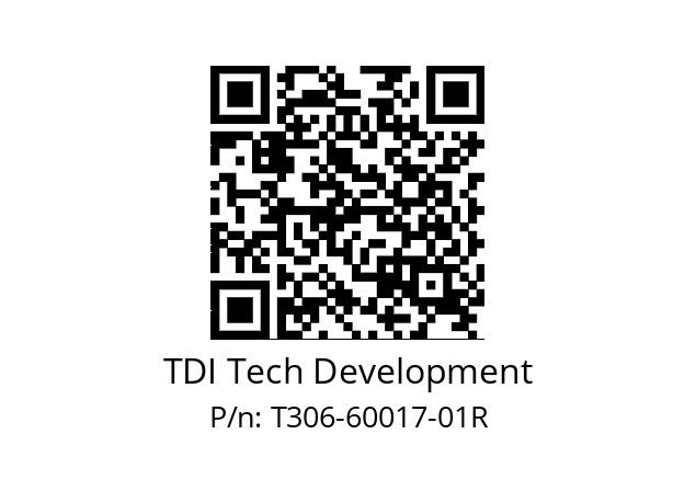   TDI Tech Development T306-60017-01R