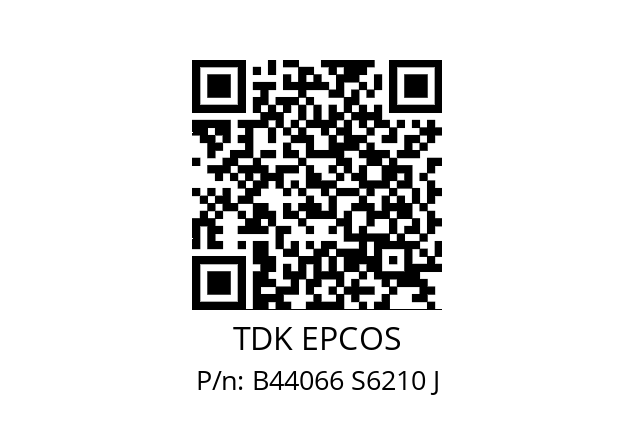   TDK EPCOS B44066 S6210 J