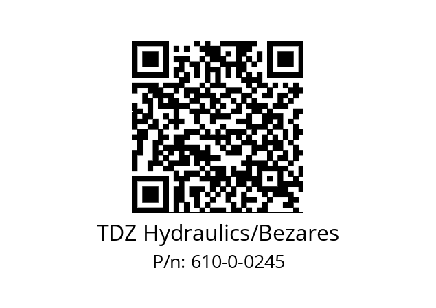   TDZ Hydraulics/Bezares 610-0-0245