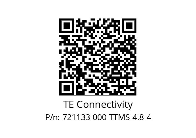   TE Connectivity 721133-000 TTMS-4.8-4