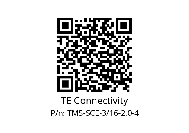   TE Connectivity TMS-SCE-3/16-2.0-4