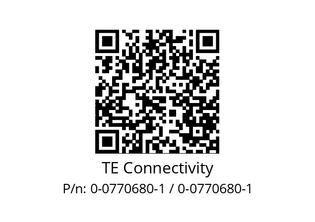   TE Connectivity 0-0770680-1 / 0-0770680-1