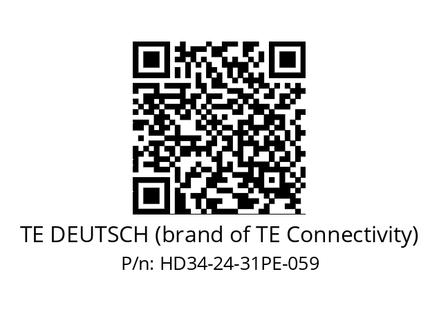   TE DEUTSCH (brand of TE Connectivity) HD34-24-31PE-059