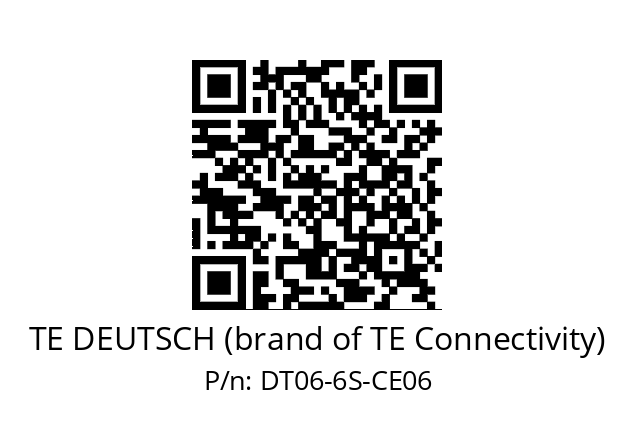   TE DEUTSCH (brand of TE Connectivity) DT06-6S-CE06