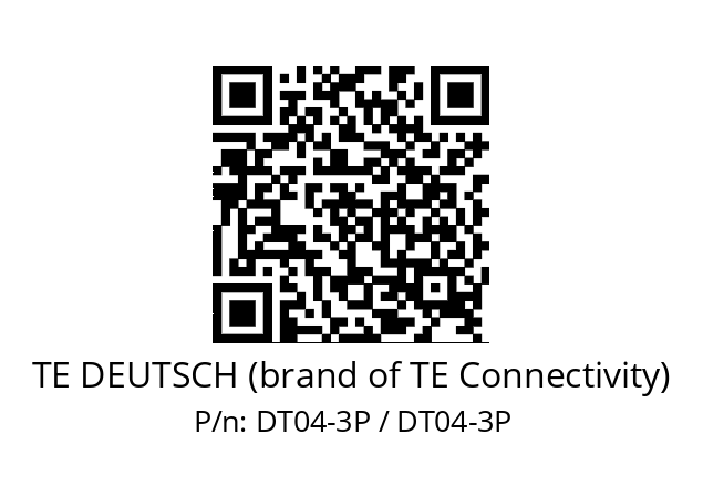   TE DEUTSCH (brand of TE Connectivity) DT04-3P / DT04-3P