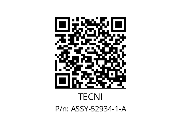   TECNI ASSY-52934-1-A