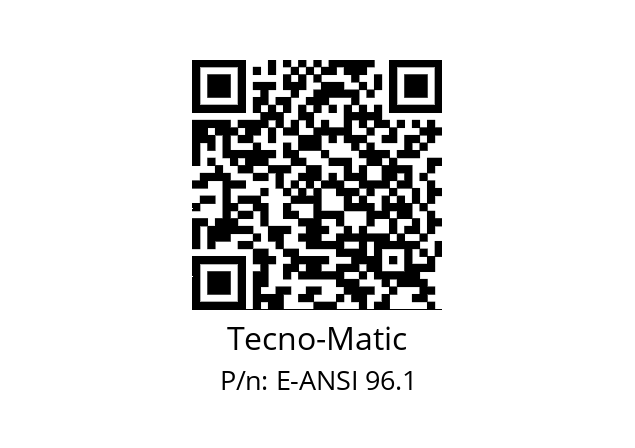   Tecno-Matic E-ANSI 96.1