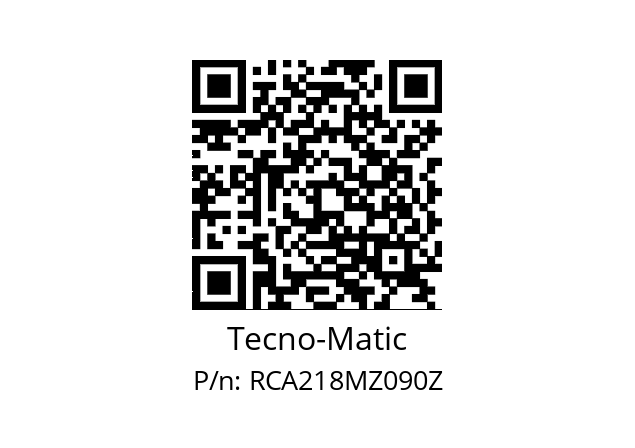   Tecno-Matic RCA218MZ090Z