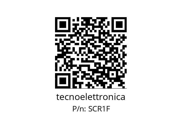   tecnoelettronica SCR1F