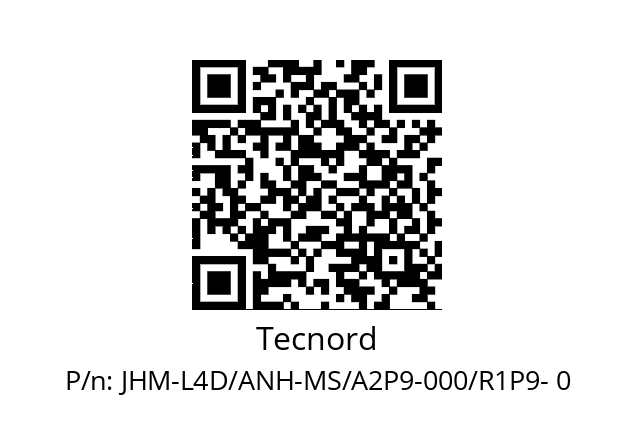   Tecnord JHM-L4D/ANH-MS/A2P9-000/R1P9- 0