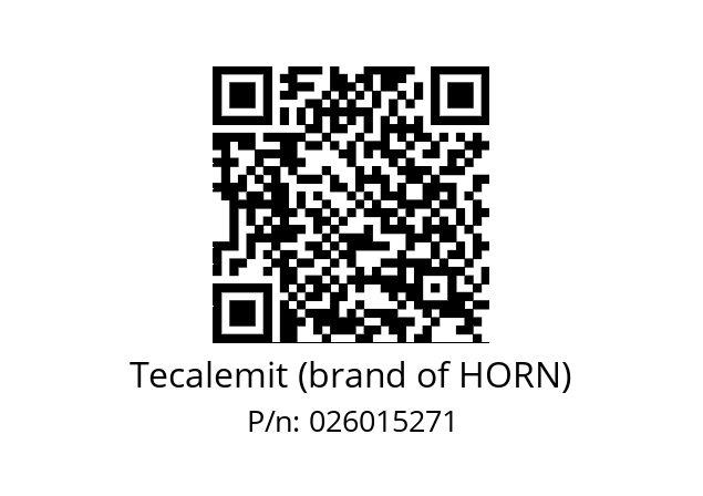   Tecalemit (brand of HORN) 026015271