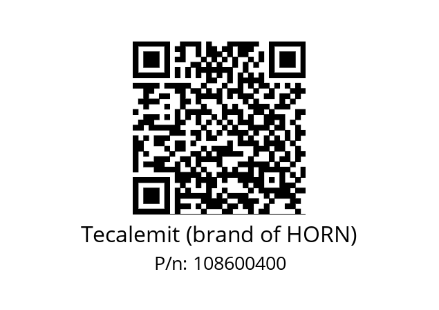   Tecalemit (brand of HORN) 108600400