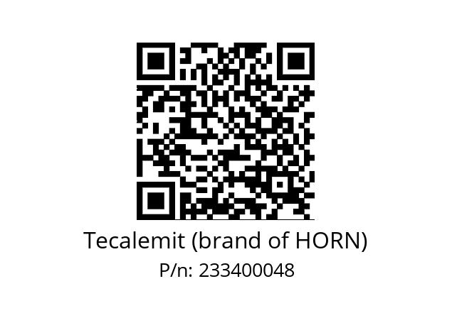   Tecalemit (brand of HORN) 233400048