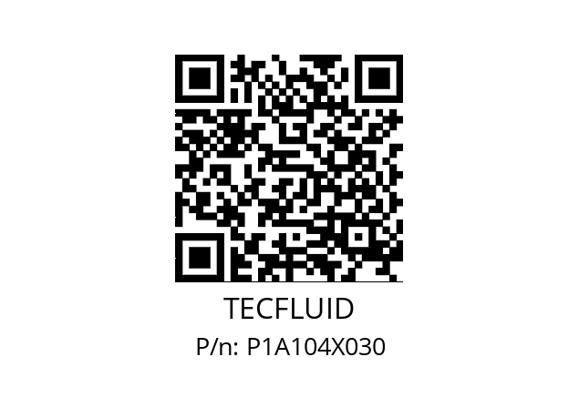   TECFLUID P1A104X030