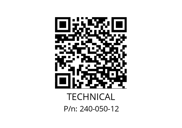   TECHNICAL 240-050-12