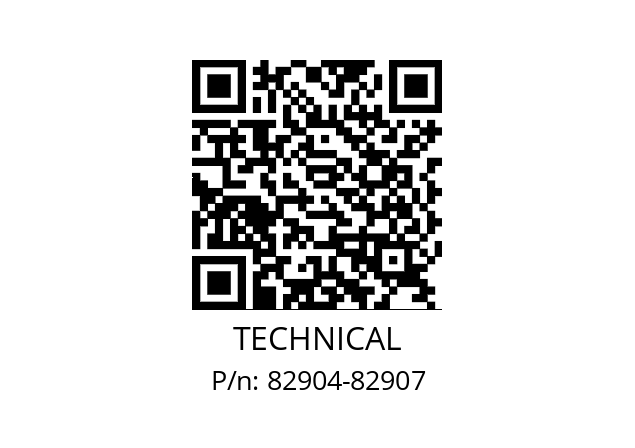   TECHNICAL 82904-82907