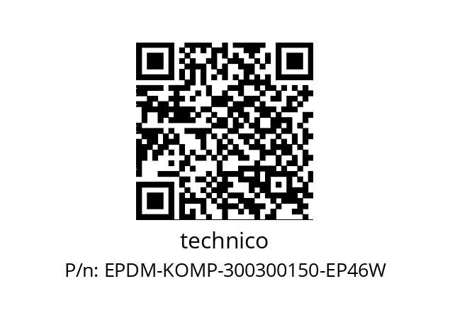   technico EPDM-KOMP-300300150-EP46W