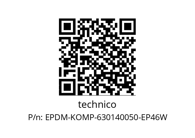   technico EPDM-KOMP-630140050-EP46W