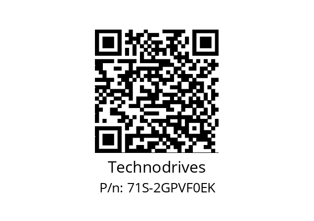   Technodrives 71S-2GPVF0EK