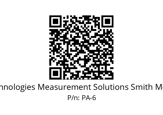   Technologies Measurement Solutions Smith Meter PA-6